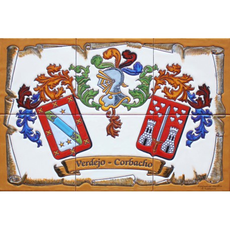 Escudo Heráldico de 30x45 cm.