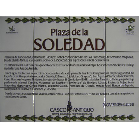 Badajoz, Plaza de la Soledad