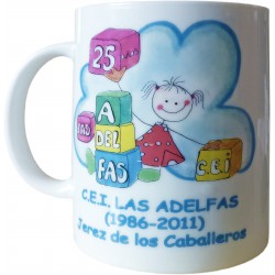 Taza de porcelana